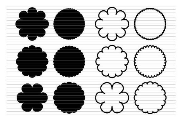 Download Scallop Circle SVG Png Circle Frame - Premium Resources